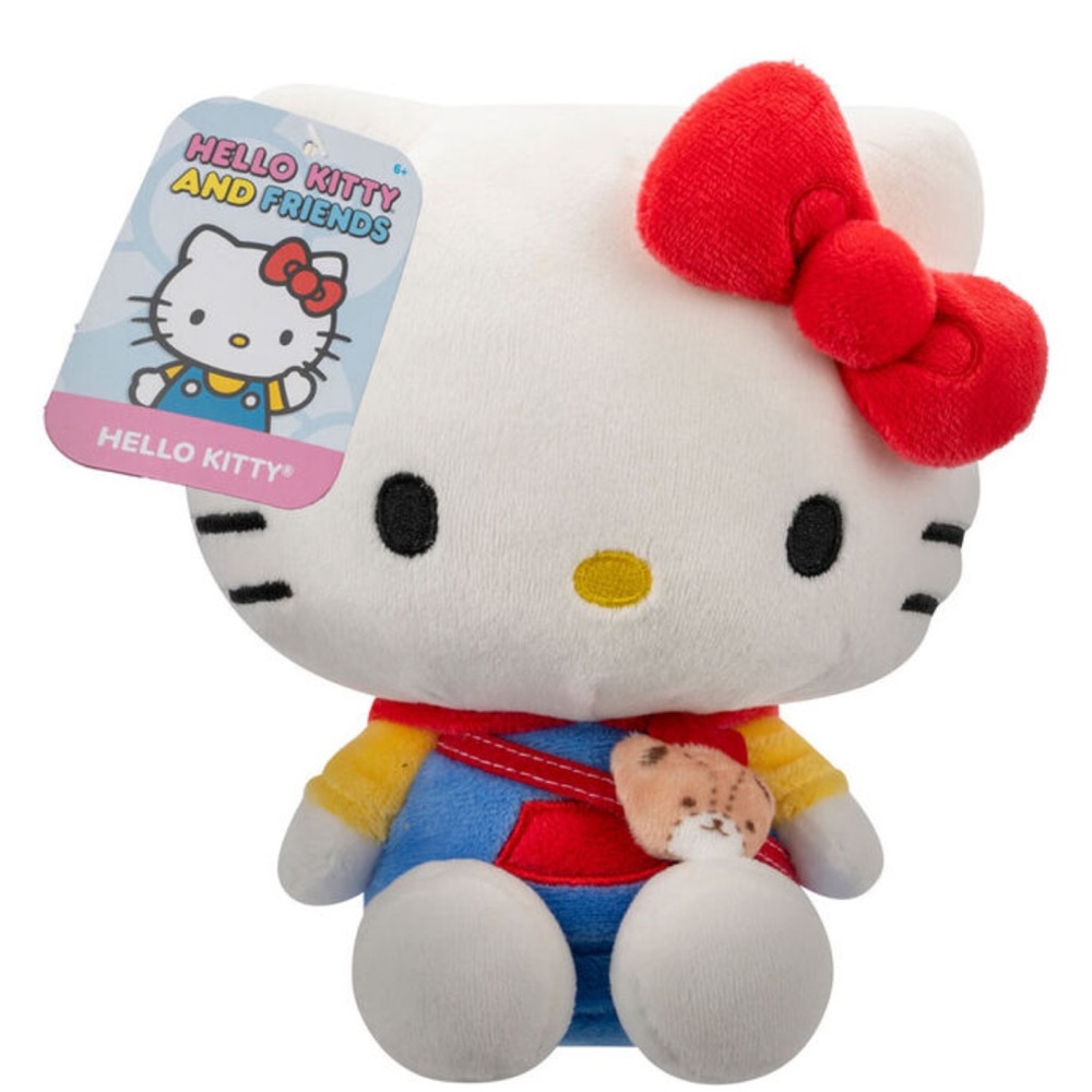 Hello Kitty Sanrio 8” plush stuffed toy series 1 hoodie and bestie accessory